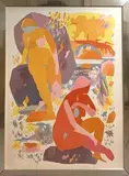 Boulder Brook by Gregorio Prestopino, Lithograph, sold Nov 2024