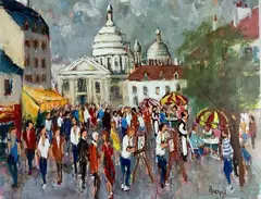 Untitled by Urbain Emmanuel Huchet, Oil on canvas, sold Nov 2024