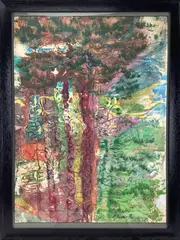 Untitled by Elnora "Nora" Hauser, Mixed media, sold Nov 2024