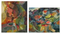 Untitled by Marlene E. Miller, Oil on loose canvas (2), sold Nov 2024