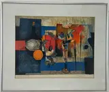 La Palette by Pierre Bisiaux, Pencil signed lithograph titled "La Palette", sold Nov 2024