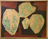 RR by Richard Rogers, Oil on canvas, sold Nov 2024