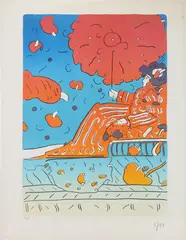 Untitled by Peter Max, Lithograph, sold Nov 2024