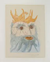 King Saul by Salvador Dalí, Lithograph, sold Nov 2024