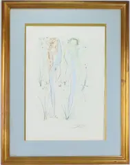 Return, Return, Shulamite by Salvador Dalí, etching, sold Nov 2024