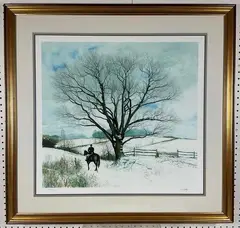 The Hilltopper by Peter Sculthorpe, Lithograph, sold Dec 2024