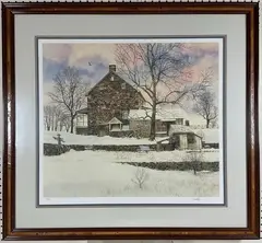 Scarecrow by Peter Sculthorpe, Lithograph, sold Dec 2024