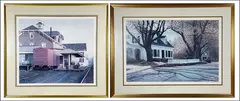 Downing Lane by Peter Keating, Lithograph, sold Dec 2024
