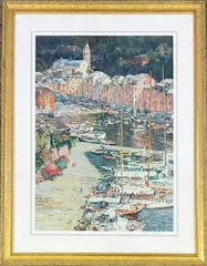 Portofino by Henri Plisson, Lithograph, sold Dec 2024