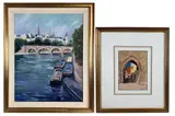 Pont Neuf by Jean-Luc Messin, Oil on canvas, sold Dec 2024