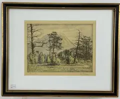 Mount Tara by Willy Seiler, Lithograph, sold Dec 2024