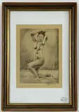 Untitled by Willy Seiler, Etching, sold Dec 2024