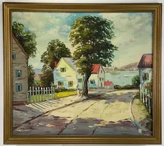 Untitled by Cesare A. Ricciardi, Oil on canvas, sold Dec 2024