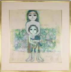Untitled by Mulyadi W, Oil on canvas, sold Dec 2024