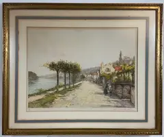 Untitled by Manuel Robbe, Etching, sold Dec 2024