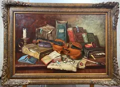 Untitled by Janos Czene Apatfalvi, Oil on canvas, sold Dec 2024