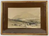 Untitled by David Roberts, Lithograph, sold Jan 2025