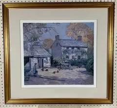 Farbotnik Farm by Edward Willis Redfield, Lithograph, sold Jan 2025