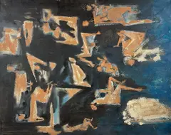 Untitled by Richard Rogers, Oil on canvas, sold Jan 2025