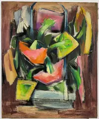 Untitled by Richard Rogers, Oil on canvas, sold Jan 2025