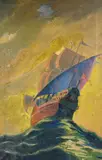 Untitled by Richard Rogers, Oil on canvas, sold Jan 2025