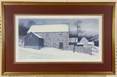Quaker Hill by Peter Keating, Lithograph, sold Jan 2025