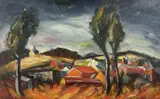 Untitled by Richard Rogers, Oil on canvas, sold Jan 2025