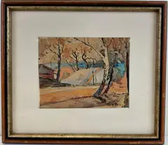 Untitled by John J. Dull, Watercolor, sold Jan 2025
