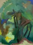 Untitled by Richard Rogers, Watercolor, sold Feb 2025