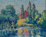 Untitled by Richard Rogers, Watercolor, sold Feb 2025
