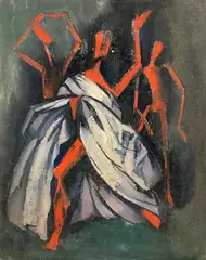 Untitled by Richard Rogers, Oil on board, sold Feb 2025
