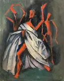 Untitled by Richard Rogers, Oil on board, sold Feb 2025