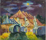 Untitled by Richard Rogers, Oil on canvas, sold Feb 2025
