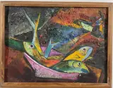 Untitled by Richard Rogers, Oil on canvas, sold Feb 2025