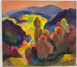 Untitled by Richard Rogers, Oil on canvas, sold Feb 2025