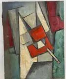 Untitled by Richard Rogers, Oil on canvas, sold Feb 2025