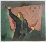 Untitled by Richard Rogers, Oil on canvas, sold Feb 2025