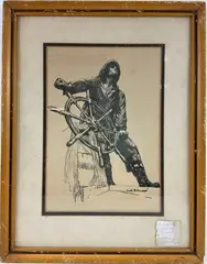 Untitled by Emile Albert Gruppe, Lithograph/print, sold Feb 2025