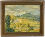 Untitled by William Tefft Schwarz, Oil on board, sold Feb 2025