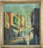 Untitled by Leonid Gechtoff, Pastel, sold Feb 2025