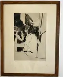 Femme à l'Oiseau by George Ball, Engraving, sold Feb 2025