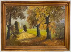 Untitled by Mathilde Winker, Oil on canvas, sold Feb 2025