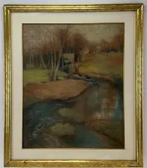 Untitled by Fred Wagner, Mixed media, sold Feb 2025