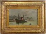 Untitled by Charles Gustav Louis Phillips, Oil on canvas, sold Feb 2025