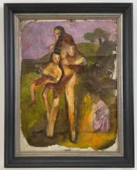 Untitled by Wesley Lea, Oil on canvas, sold Mar 2025