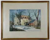 Stover Mills, Pippersville by Anita Gronendahl, Watercolor, sold Mar 2025