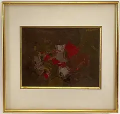 Untitled by Alain Mathiot, Oil on paper, sold Mar 2025