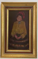 Untitled by Alain Mathiot, Oil on board, sold Mar 2025