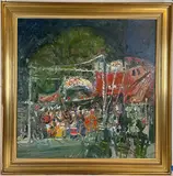 Untitled by Alain Mathiot, Oil on canvas, sold May 2025
