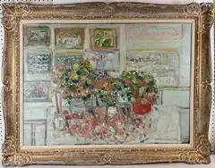 Untitled by Alain Mathiot, Oil on canvas, sold May 2025